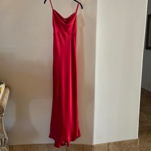 New Red strappy gown by Fame parteners size 0